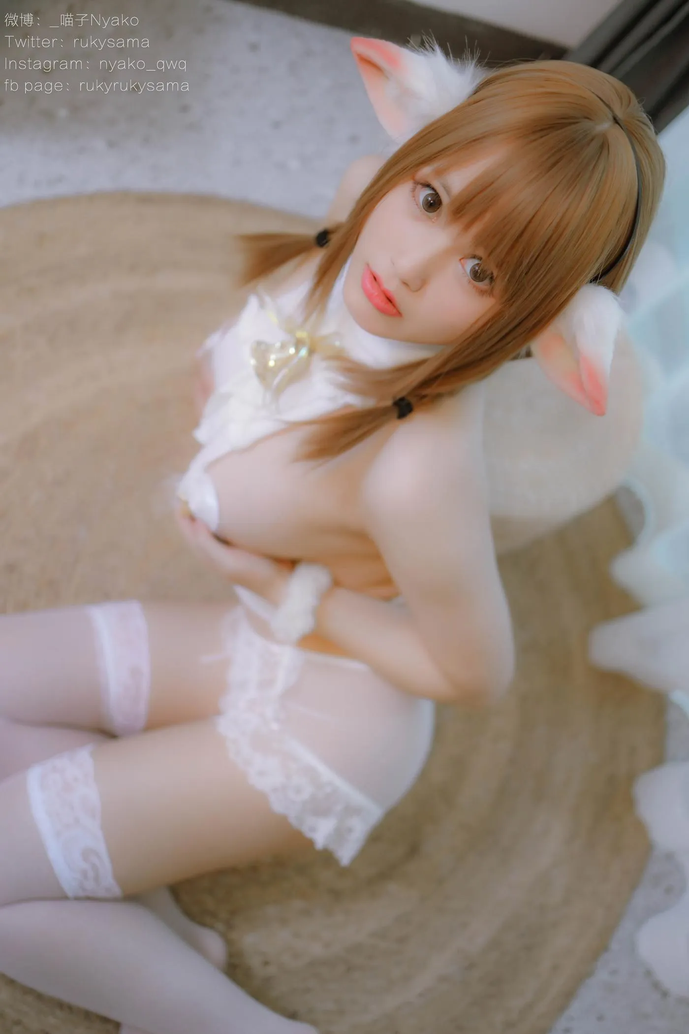 Nyako喵子 – NO.25 4月特辑-獣耳彼女2-羊 [73P]插图7